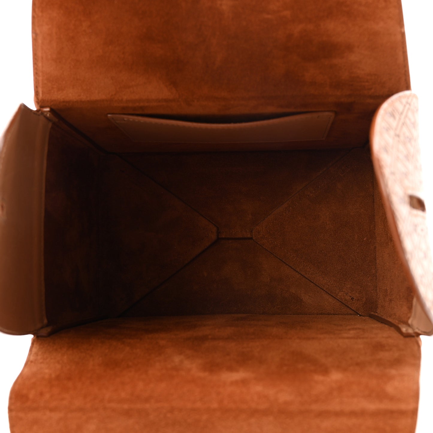 Calfskin Monogram Take Away Box Dusty Vintage Brown Gold