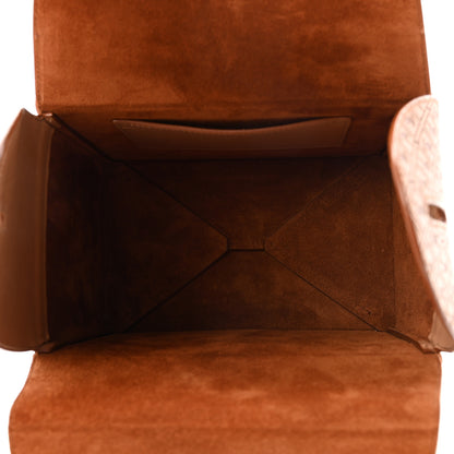 Saint Laurent Calfskin Monogram Take Away Box Dusty Vintage Brown Gold 5 of 11