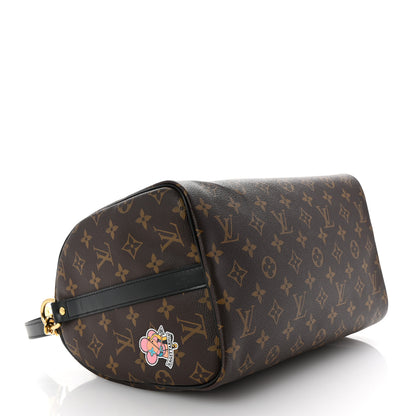 Louis Vuitton Monogram My World Tour Speedy Bandouliere 30 Black 4 of 9