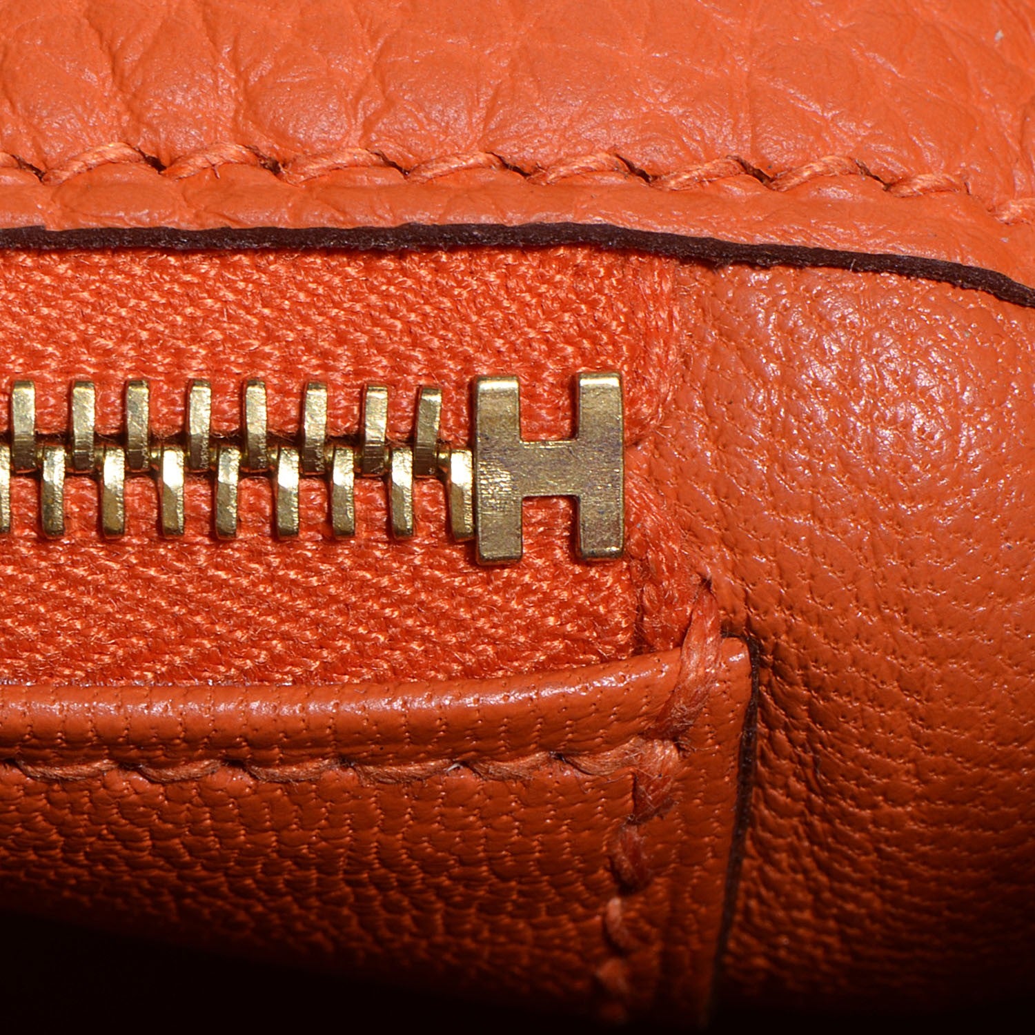 Hermes Togo Kelly Retourne 32 Orange 18 of 22