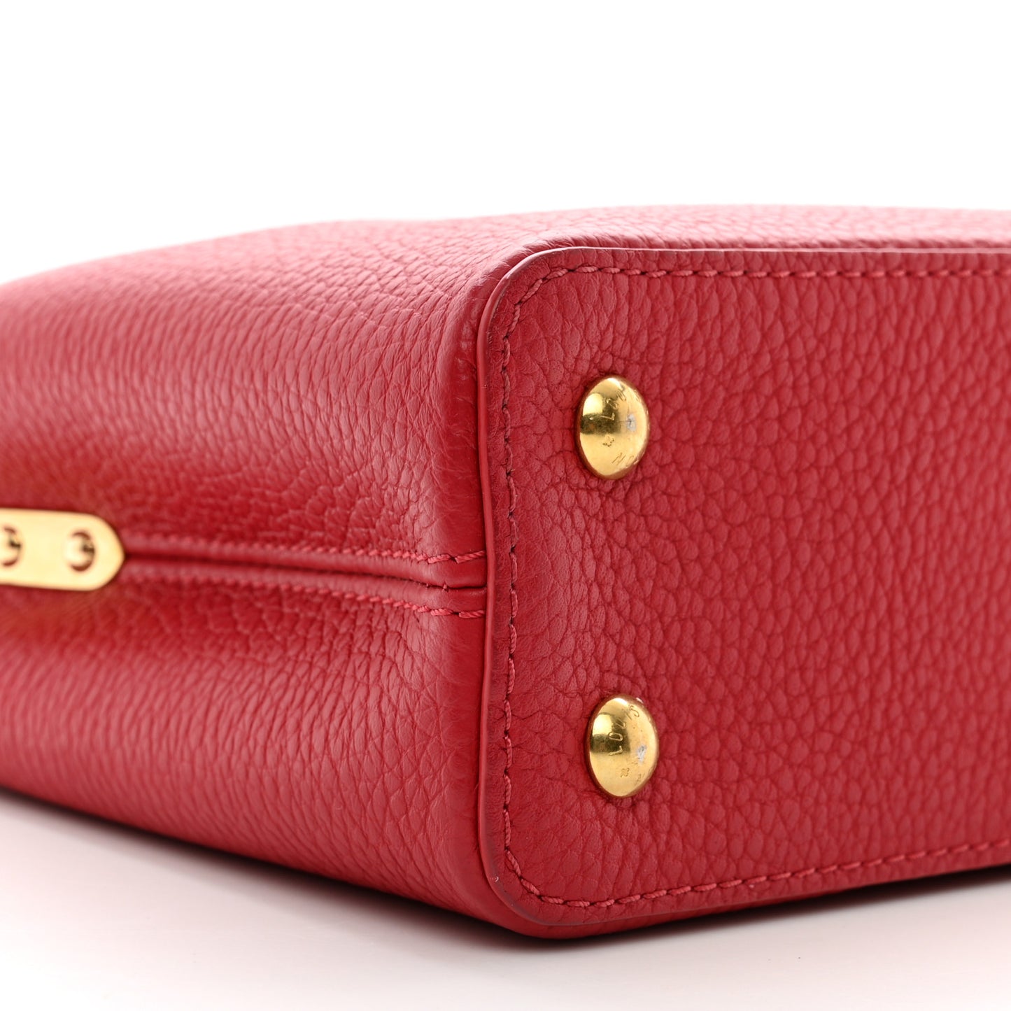 Taurillon Mini Capucines Scarlet