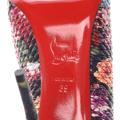 Christian Louboutin Tissu Baigneuse Floral Pigalle Follies 100 Pumps 39 Multicolor 7 of 7