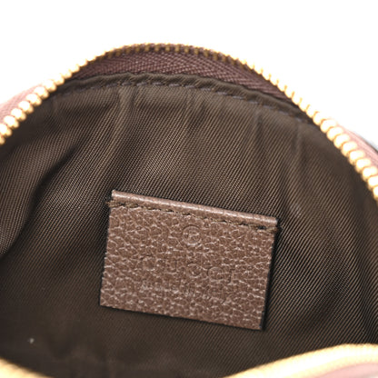 Gucci GG Supreme Monogram Web Ophidia Dome Key Pouch Beige New Acero 6 of 9
