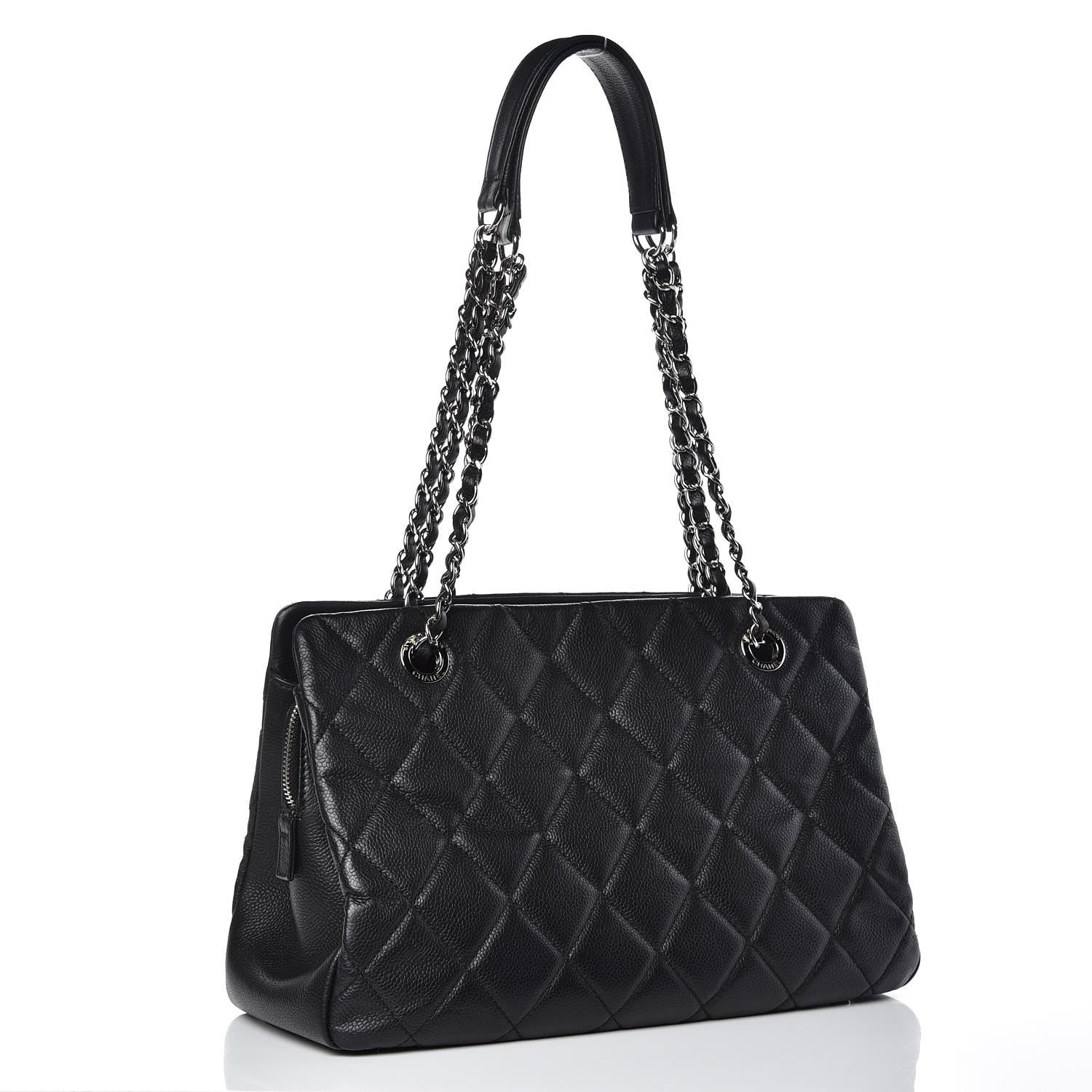 Chanel Caviar Quilted Timeless CC Tote Black 3 of 14