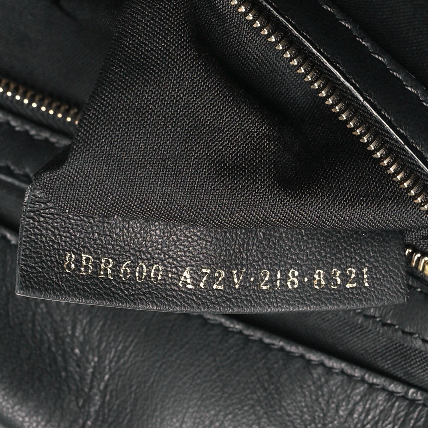 Fendi Nappa FF 1974 Embossed Baguette Black 7 of 10