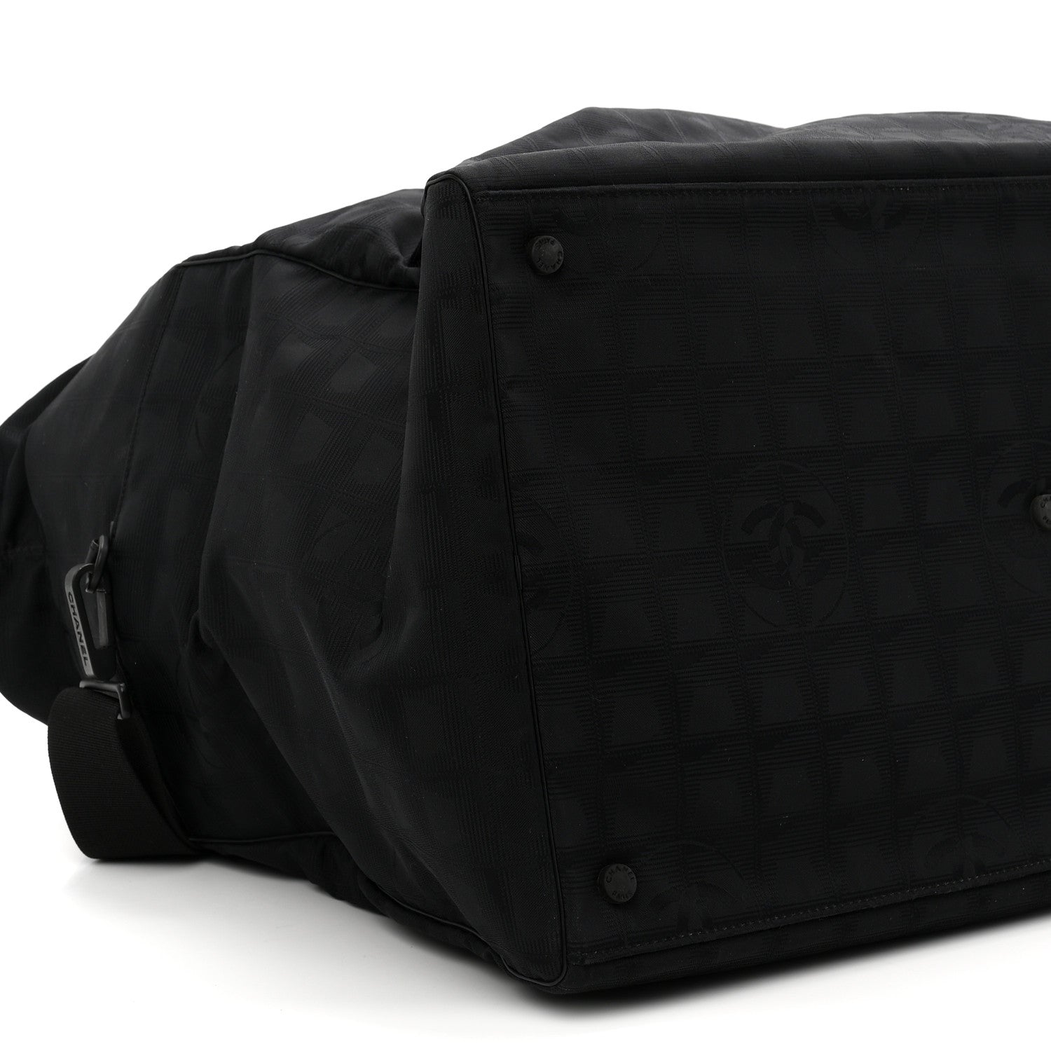 Chanel Nylon Travel Duffle Black 8 of 9