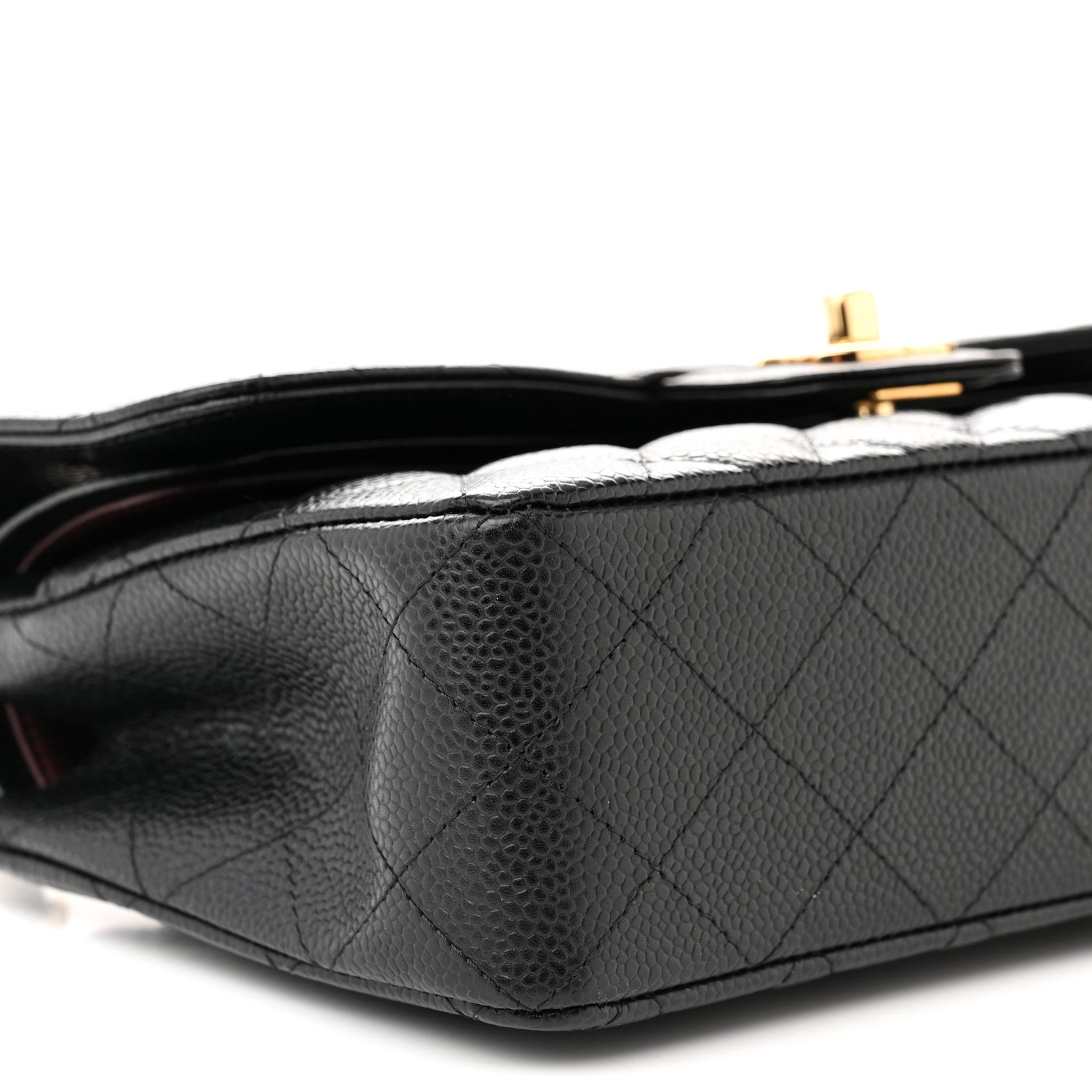 Chanel Caviar Quilted Small Double Flap Black 9 of 10