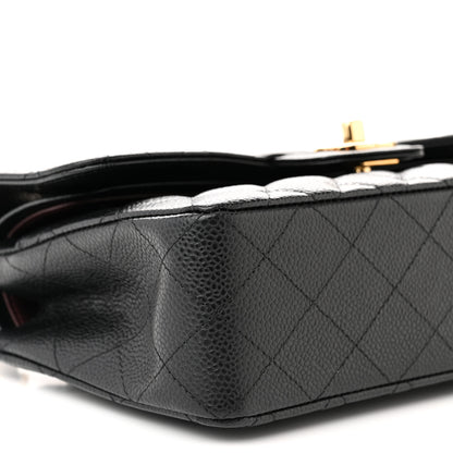 Chanel Caviar Quilted Small Double Flap Black 9 of 10