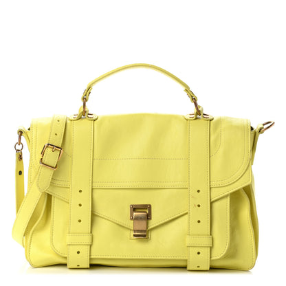 Proenza Schouler Lambskin Medium PS1 Citron 1 of 10