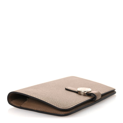 Hermes Togo Dogon Compact Wallet Etoupe 4 of 9