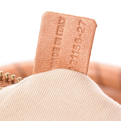 Chloe Calfskin Embroidered Medium Marcie Satchel Tan 7 of 10