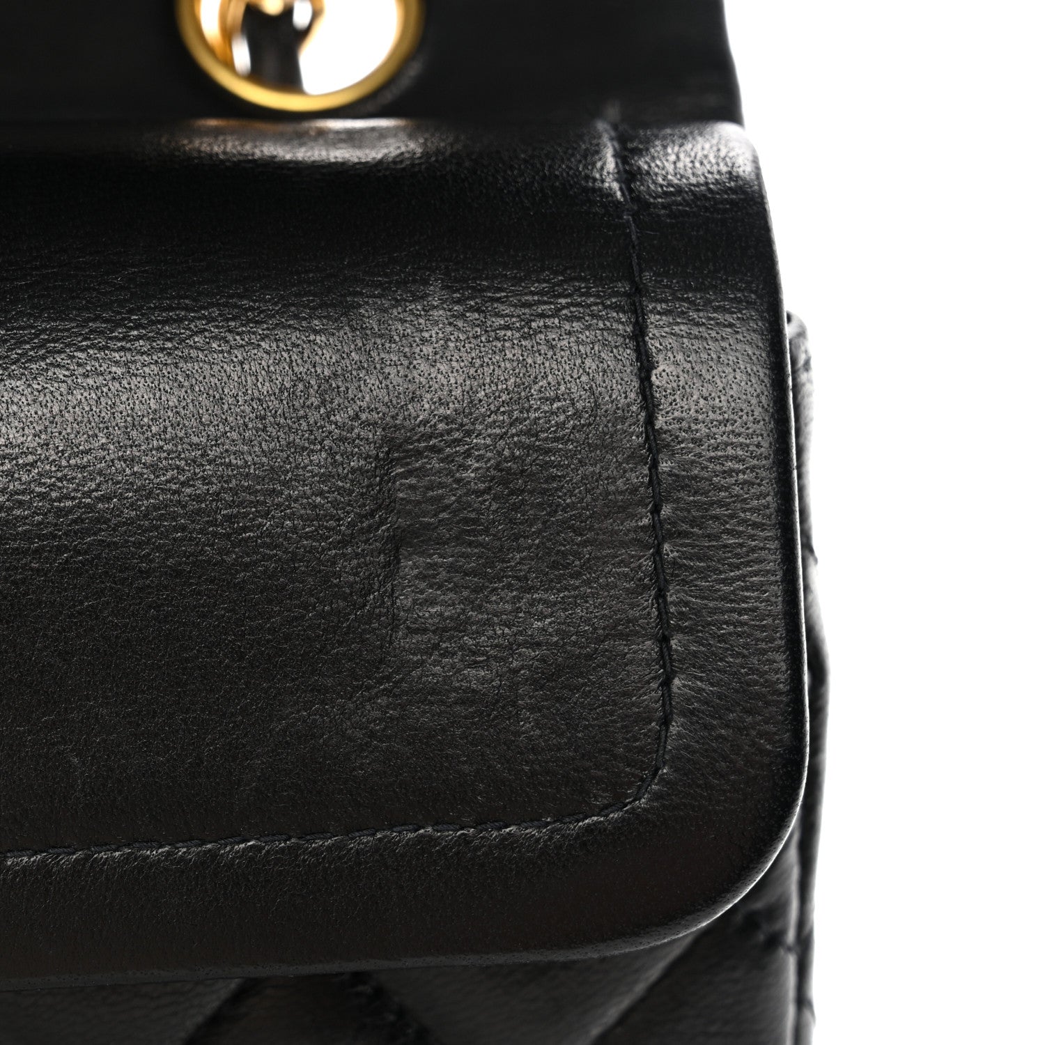 Chanel Lambskin Quilted Small Double Flap Black 12 of 13