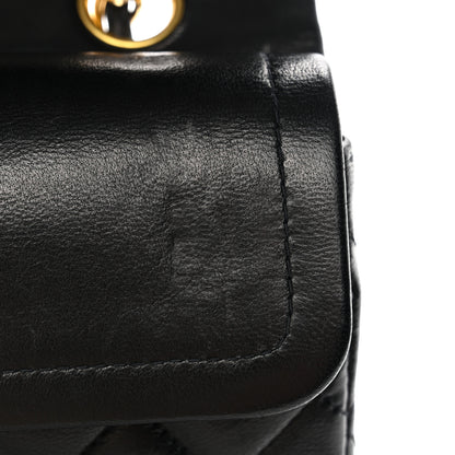 Chanel Lambskin Quilted Small Double Flap Black 12 of 13