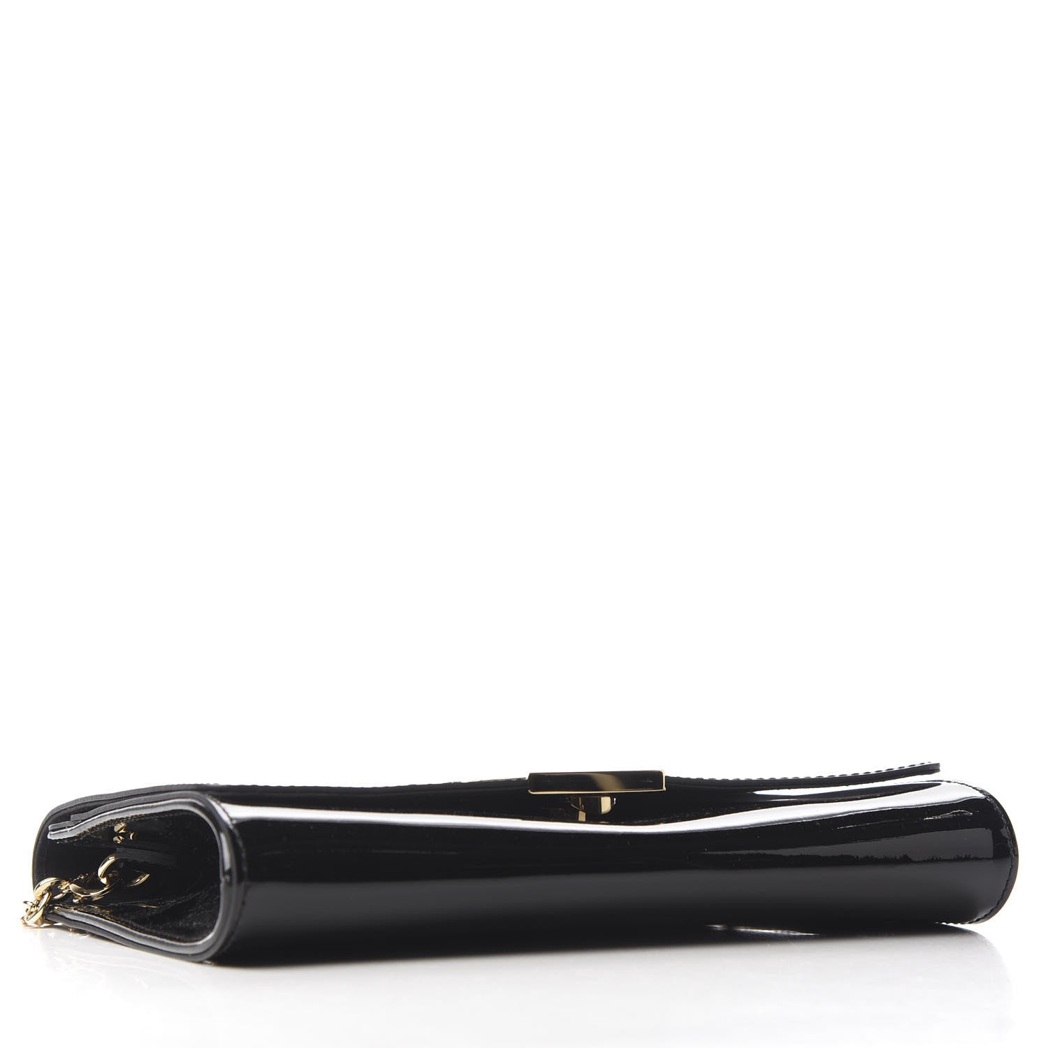 Louis Vuitton Patent Chain Louise GM Black 3 of 9