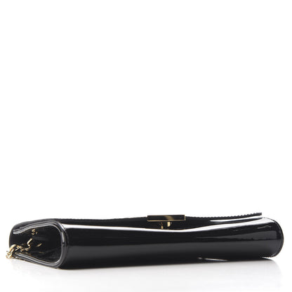 Louis Vuitton Patent Chain Louise GM Black 3 of 9
