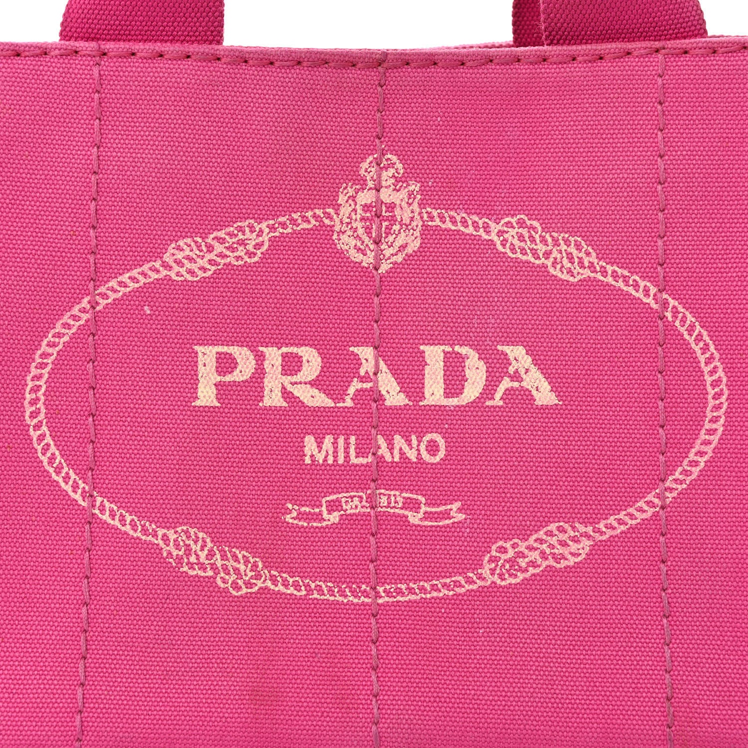 Prada Canapa Small Logo Tote Fuxia 9 of 13