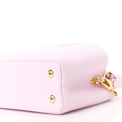 Louis Vuitton Taurillon Lovelock Chain Capucines Mini Marshmallow 9 of 9