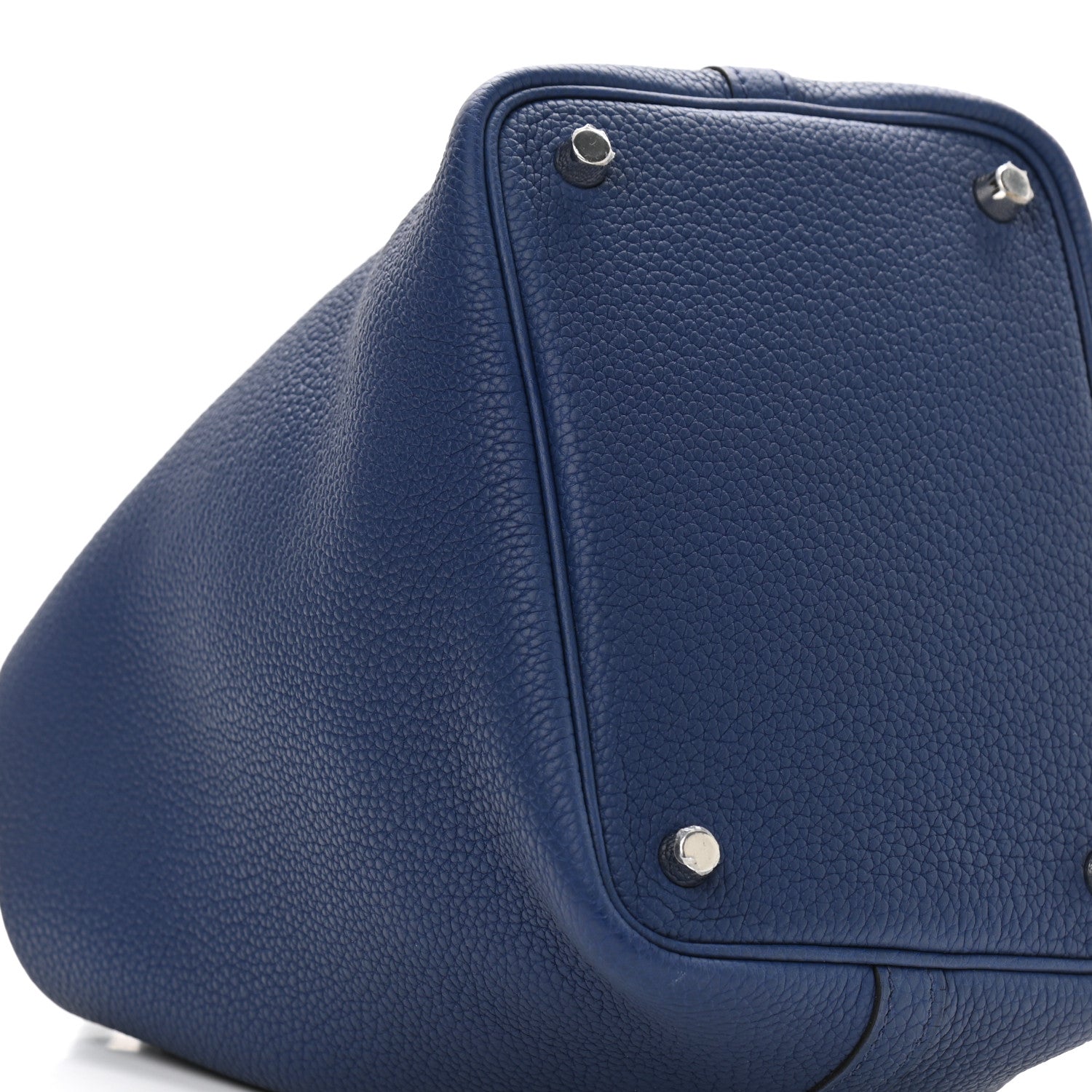 Hermes Taurillon Clemence Picotin Lock 18 PM Bleu Saphir 9 of 10