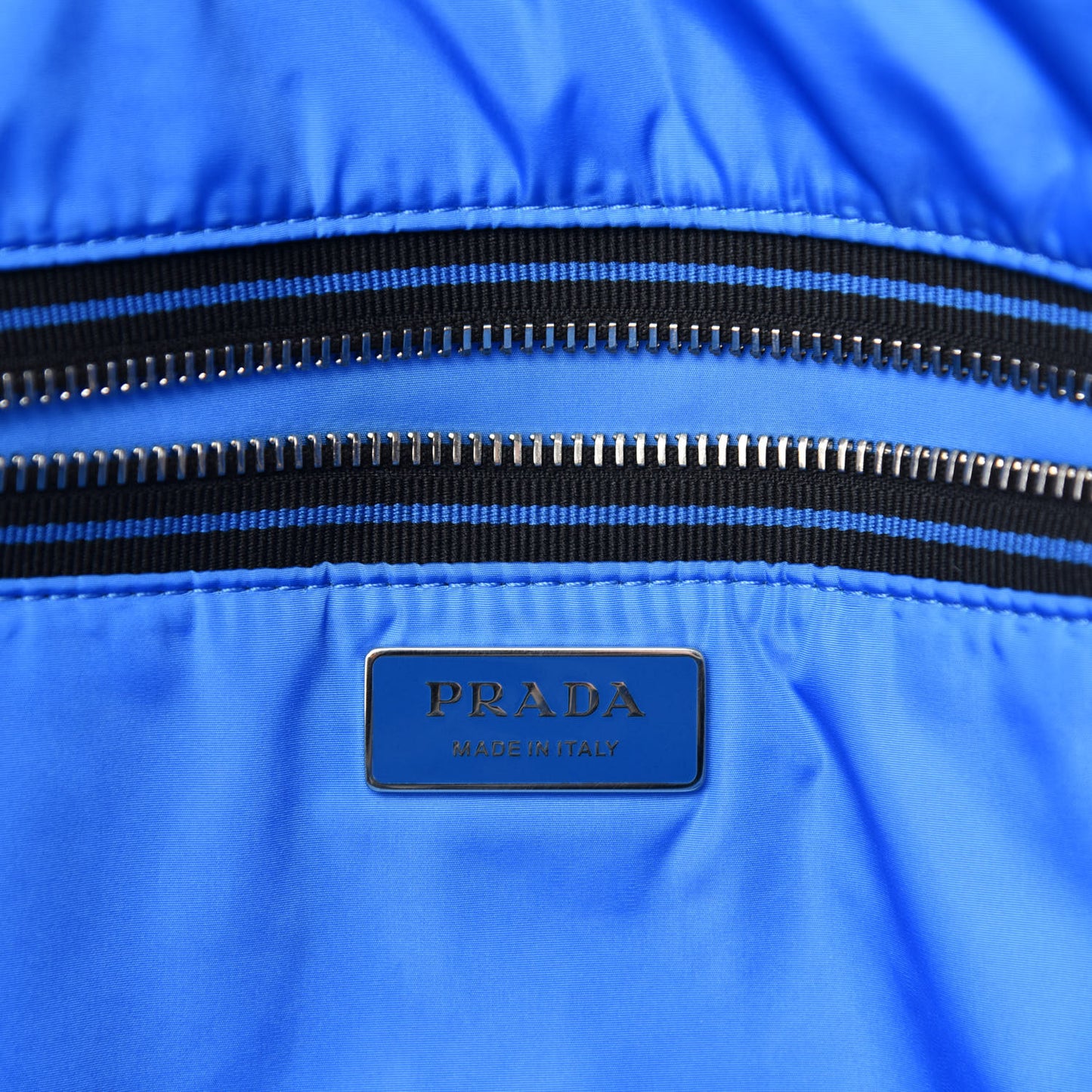 Nappa Soft Large Shopper Tote Black Cobalto