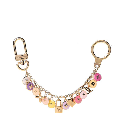 Louis Vuitton Metal Enamel Pastilles Key Chain Bag Charm Multicolor 1 of 3