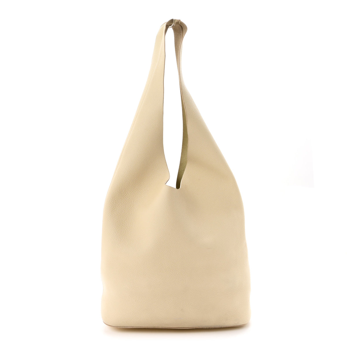 Grained Calfskin Bindle Three Bag Ivory