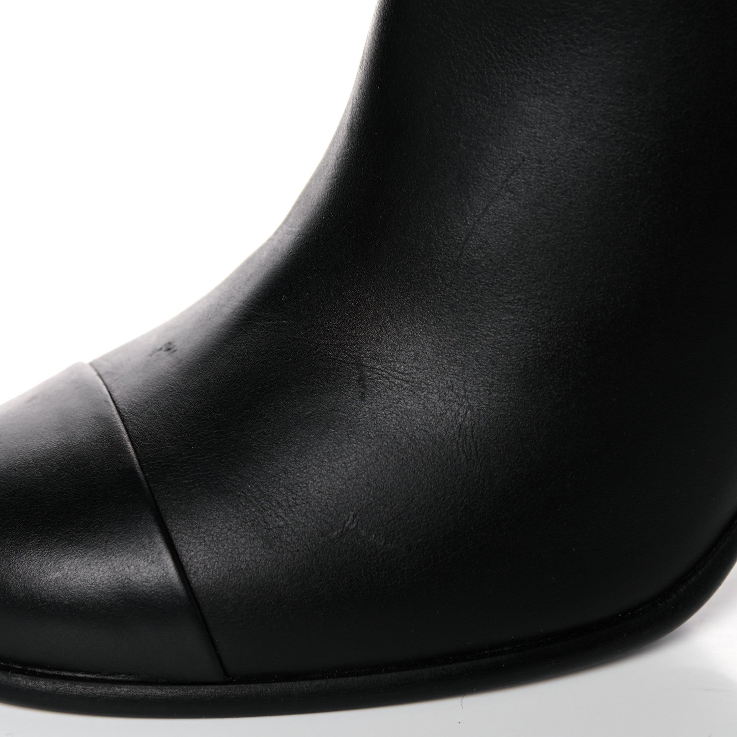 Chanel Calfskin CC Ankle Boots 41 Black 11 of 15
