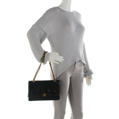 Chanel Lambskin Quilted Medium Double Flap Black 5 of 12