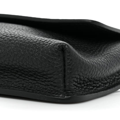 Gucci Pebbled Calfskin Soho Flap Belt Bag Black 8 of 12