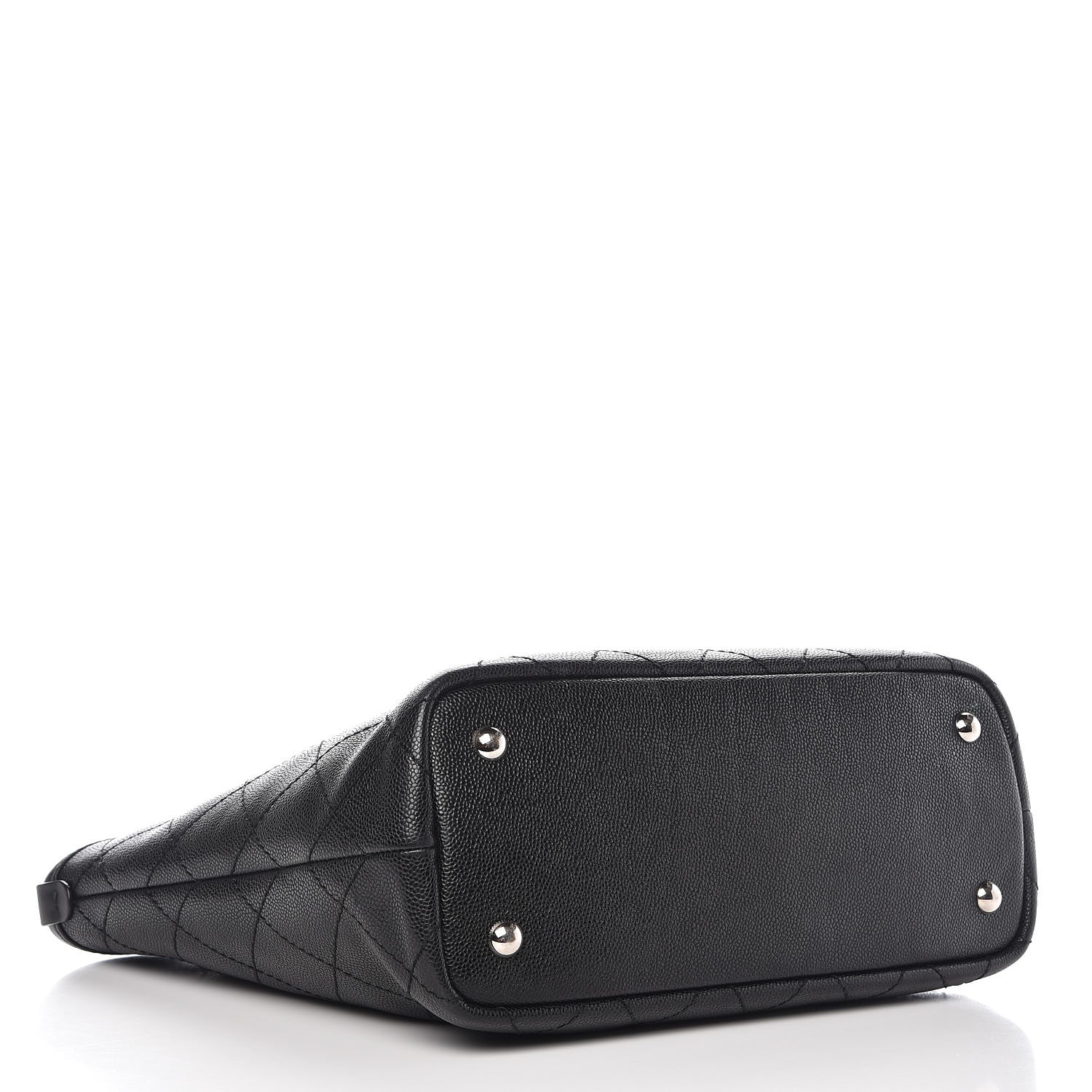 Chanel Grained Calfskin Shopping Fever Tote Black 4 of 11