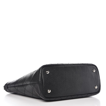 Chanel Grained Calfskin Shopping Fever Tote Black 4 of 11