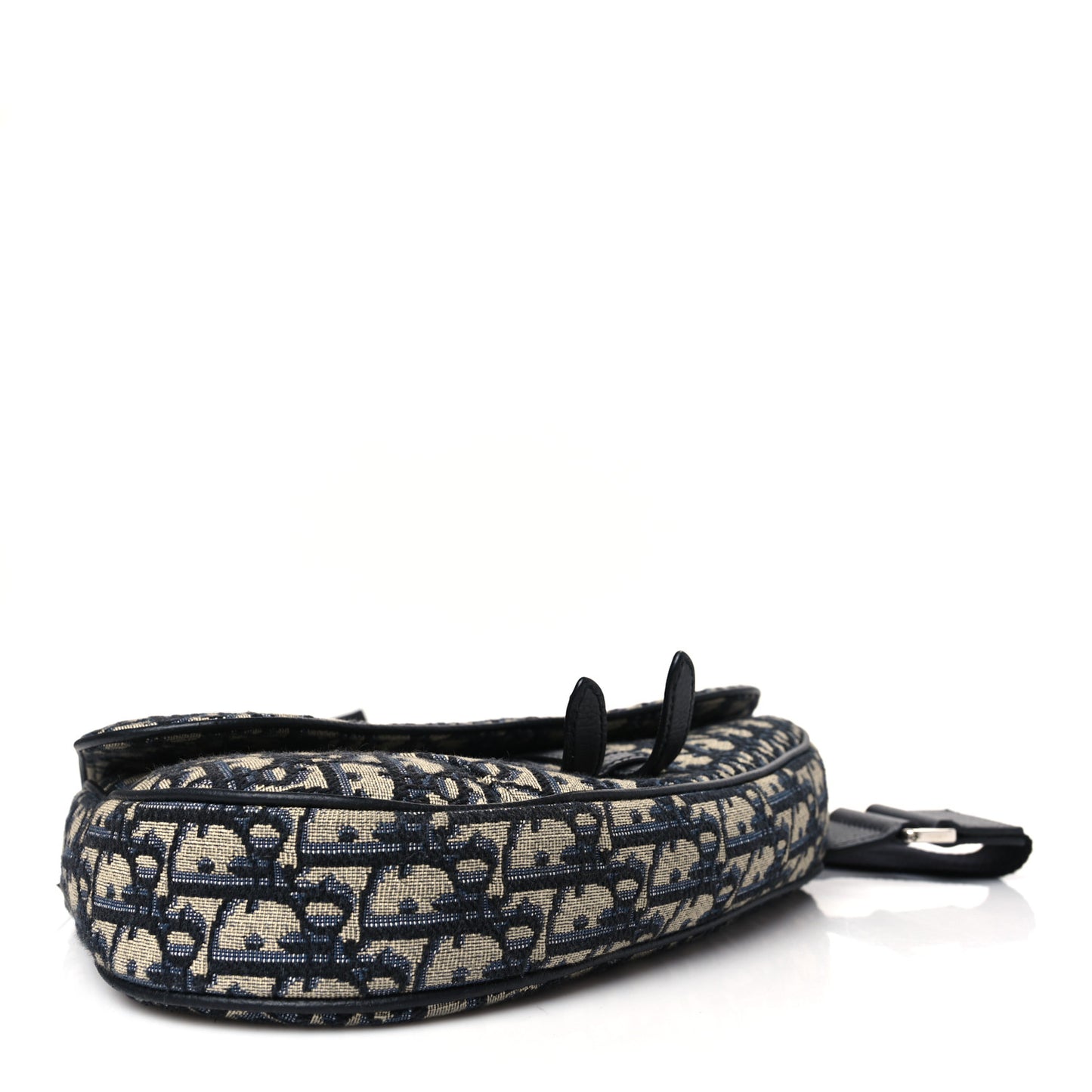 Oblique Mens Saddle Bag Blue