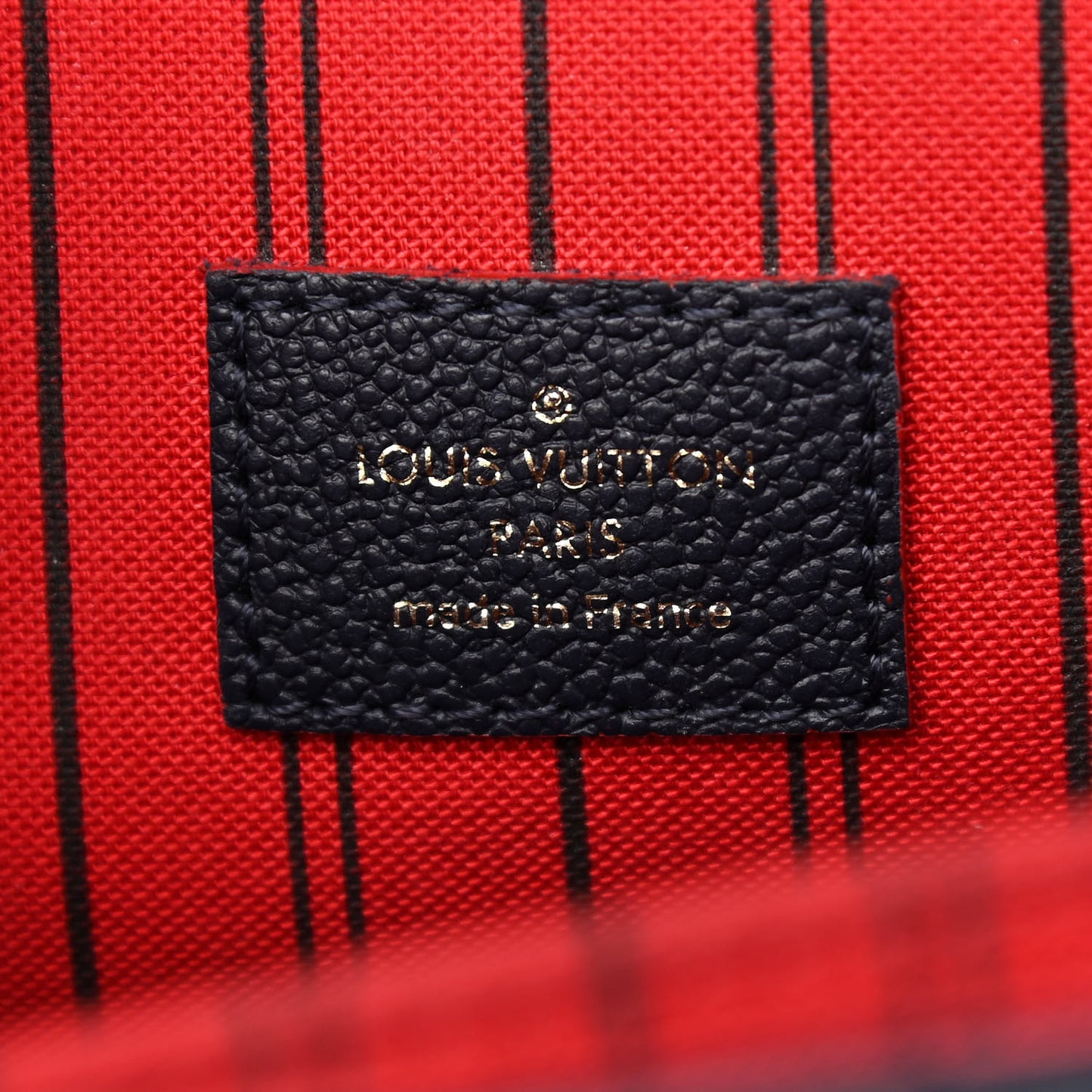 Empreinte Pochette Metis Marine Rouge