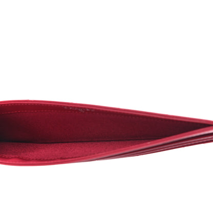 Chanel Calfskin Stitched Removable Insert Red 5 of 10