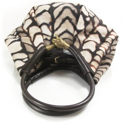 Jimmy Choo Canvas Diego Shell Print Tote 5 of 9