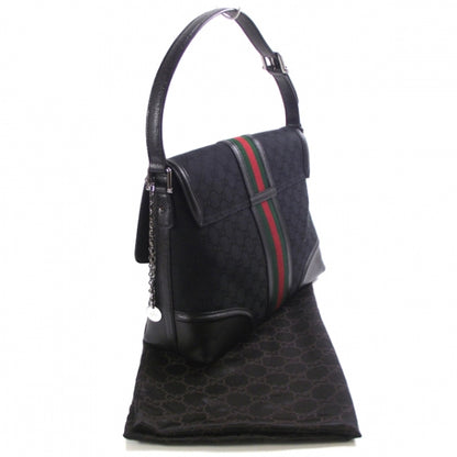 Gucci Monogram Treasure Flap Black 3 of 10