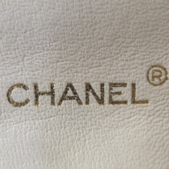 Lambskin Medium Flap White