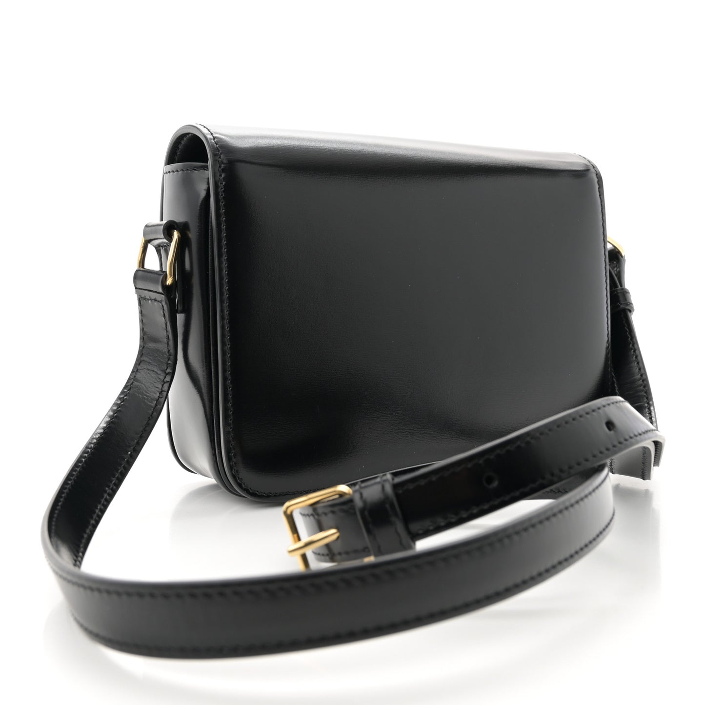 Shiny Calfskin Teen Triomphe Black