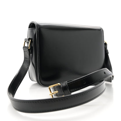 Celine Shiny Calfskin Teen Triomphe Black 3 of 13