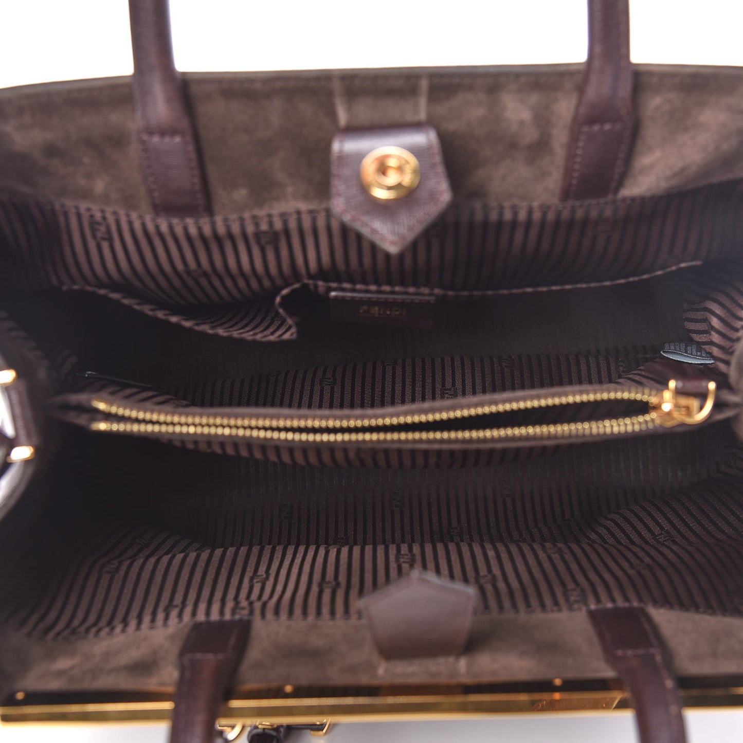 Vitello Elite Flamingo Regular 2Jours Tote Moro Marrone Nocciola