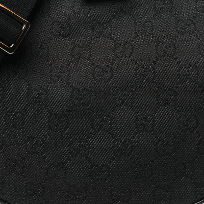 Gucci Denim Monogram Shoulder Bag Black 8 of 11