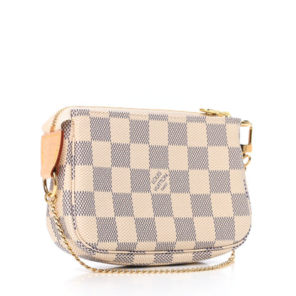 Louis Vuitton Damier Azur Mini Pochette Accessories 3 of 8