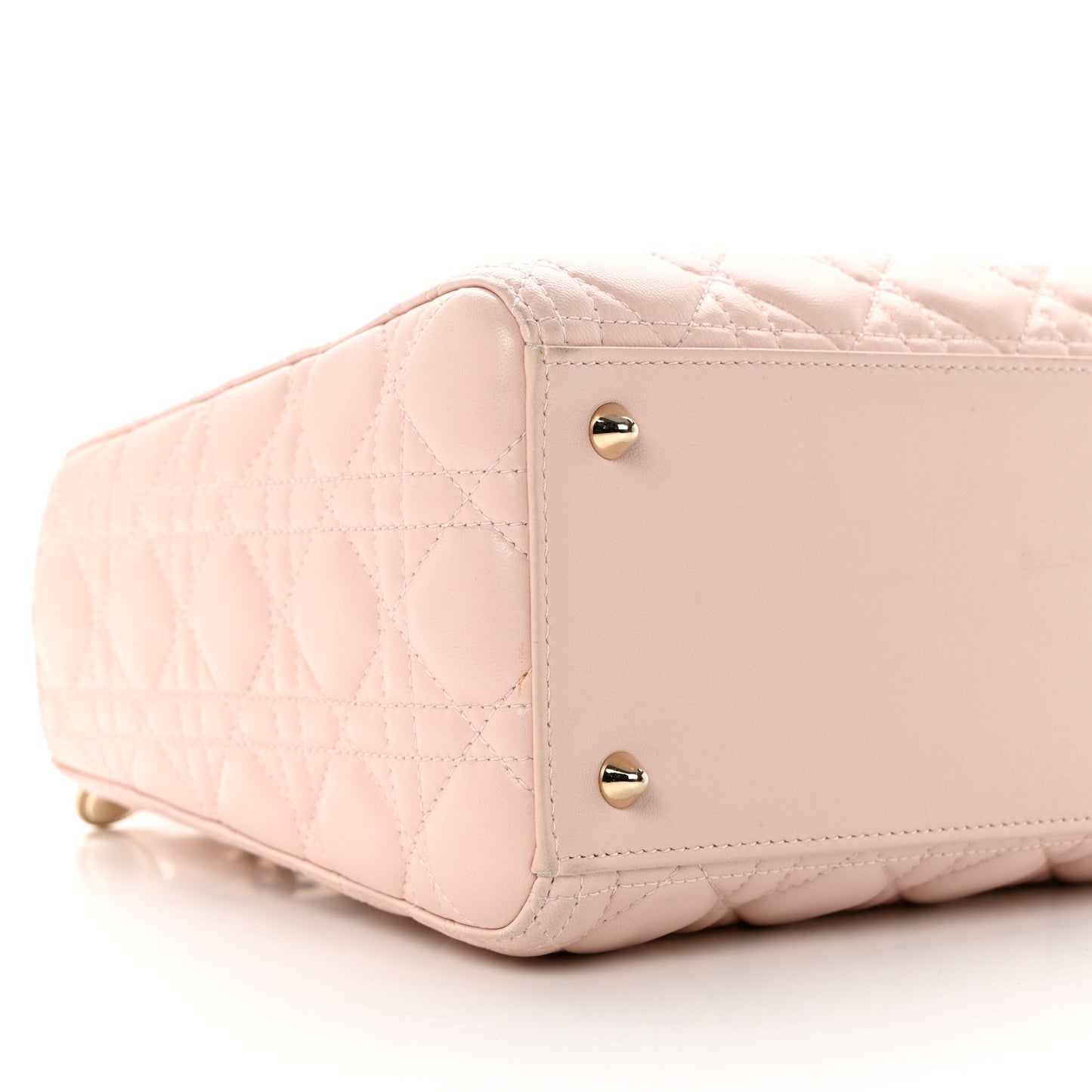 Lambskin Cannage Medium Lady Dior Light Pink