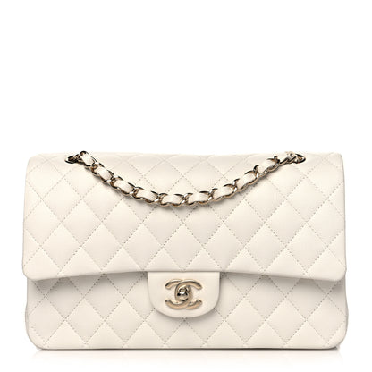 Chanel Caviar Quilted Medium Double Flap White 1 of 10