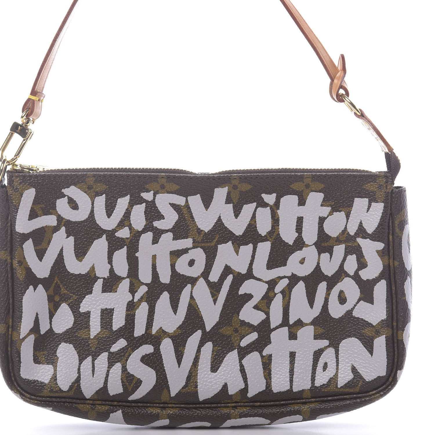 Louis Vuitton Monogram Graffiti Pochette Accessories Silver 10 of 10