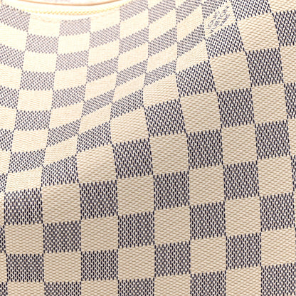 Louis Vuitton Damier Azur Slouchy MM 7 of 9