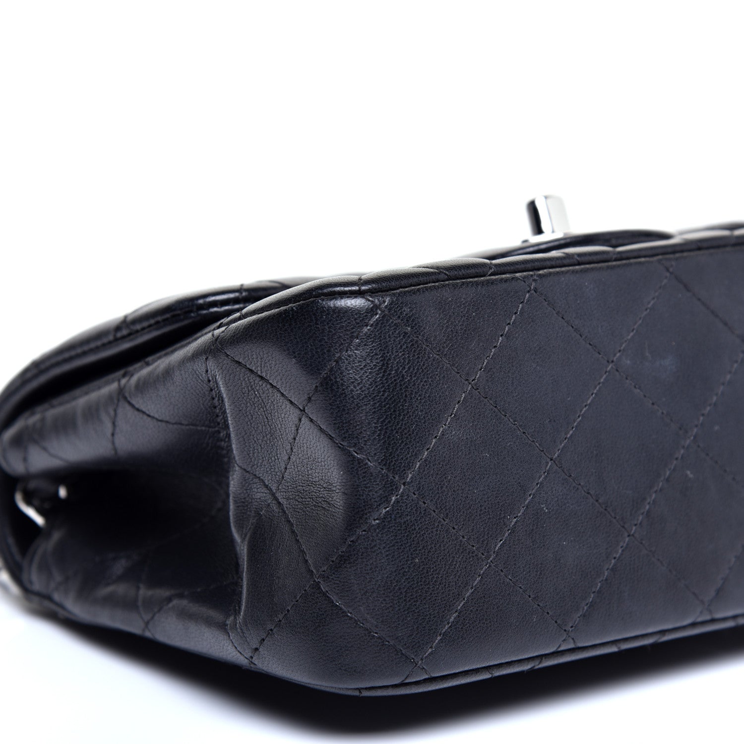 Chanel Lambskin Quilted Mini Square Flap Black 6 of 11