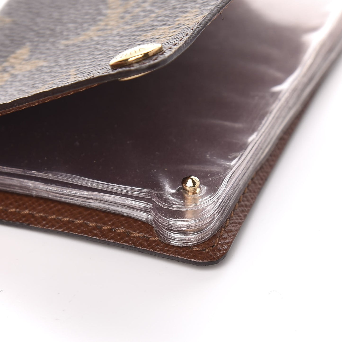 Monogram Credit Card Photo Holder