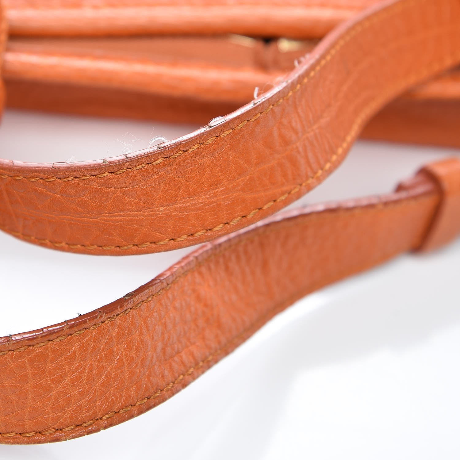 Chloe Grained Calfskin Brooke Satchel Orange 10 of 17