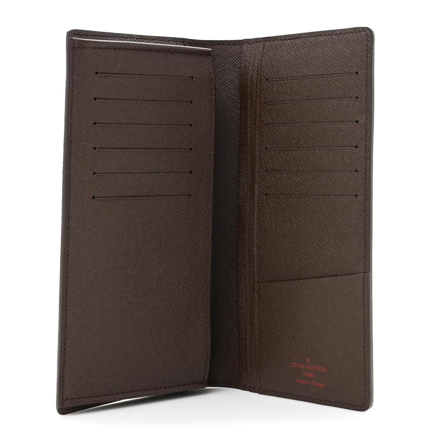 Damier Ebene Portefeuille Brazza Wallet