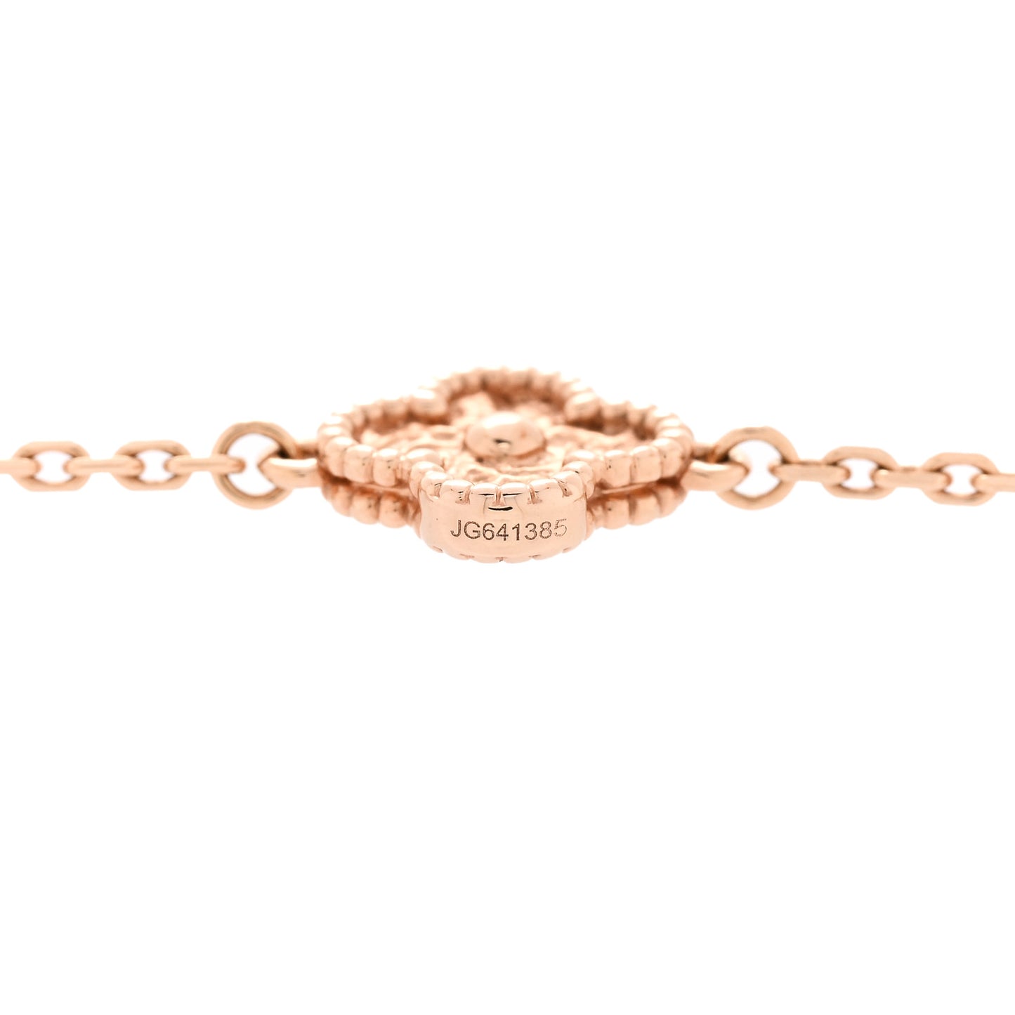 18K Rose Gold 16 Motifs Sweet Alhambra Necklace
